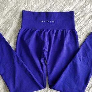 NVGTN Cobalt blue Solid Seamless Leggings